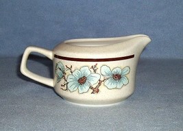 Lenox Temper-ware Softwind Creamer 10 ounce Blue Flowers - $5.00