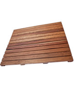 Solid Premium African Teak Wood Floor Mat Grade-A 36 x 20 - £110.08 GBP