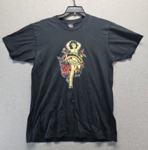 Sailor Jerry Black T Shirt Large Lucky Nude Woman (3s5) - $11.88