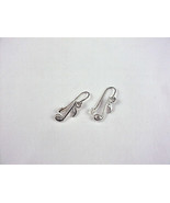 Musical Note Silver &amp; Rhinestone Earrings 9036 Brand New Free Ship, Hook... - $102.62 MXN
