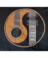 Acoustic Guitars Yin Yang Music T-shirt Gildan Cotton Tee 2XL XXL - $182.31 MXN