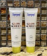 Bundle 2 Supergoop Glow Screen SPF 40 Golden Hour 0.34 oz. each Tinted S... - $14.80