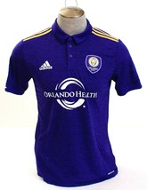 Adidas ClimaCool MLS Orlando City Purple Short Sleeve Jersey Men&#39;s NWT - £78.21 GBP
