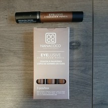 BOX OF 3-Nanacoco Eyelusive Eyeshadow Pencil-Golden Globes (brown) - $13.16