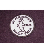 Vintage St. Petersburg Family YMCA Seal Cloth Patch, FL, Florida, unsewn - £6.25 GBP