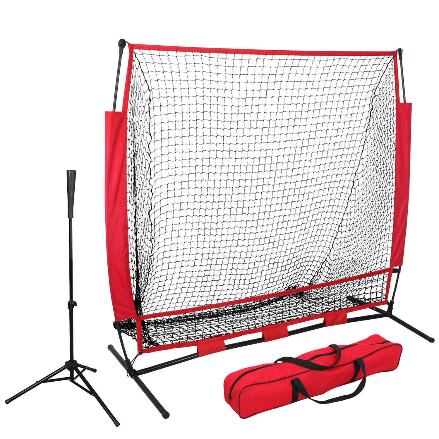 Primary image for 5'5' Baseball Practice Net Batting Tee Softball Training Hitting W/Bag Ez Setup
