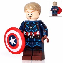 Captain America Steve Rogers Marvel Moc Minifigures Toy Brand New &amp; Sealed - £2.51 GBP