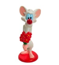 Vintage Elmers Animaniacs Pinky &amp; The Brain PINKY PVC Valentines Day Figure 1997 - £28.73 GBP