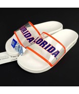 FOCO University of Florida Gators Slides White / Clear Womans Small Sandals - $17.81