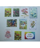 Happy Birthday Floral Assorted Greeting Cards With Envelopes Lot of 10 S... - £9.59 GBP