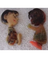 Vintage Thing Maker Lucy &amp; Linus Rubber Figures Made From Thing Maker - €4,30 EUR