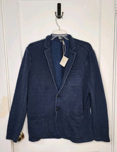 Faherty Inlet Knit Blazer Hendricks Indigo Wash Size Large NWT 100% Cotton - £100.25 GBP