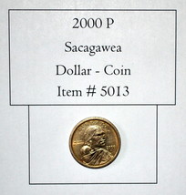 2000 P Sacagawea Dollar Coin, # 5013, dollar coins, vintage money, old c... - $12.30