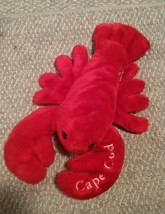 043 Vintage Cape Cod Stuffed Red Lobster Toy Cute 13&quot; - $14.99