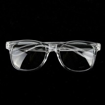 Classic Square Crystal Translucent Frames Clear Lens WaYfe Big Eyeglasse... - £9.95 GBP