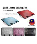 Laptop Cooling Pad / Cooler with USB and Dual Fans - 14&quot; or 15.6&quot; - $37.50+