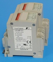 Lot Of 2 Fuji Electric CP32FS/2 Circuit Breakers 2AMP 2POLE, CP32F-S002, CP32FS - £17.95 GBP