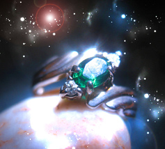 Haunted Halloween Enchanted Ring 3 Sacred Gifts Of Body Mind &amp; Spirit Magick - £186.06 GBP