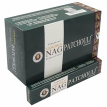 Vijayshree Golden Nag Patchouli Incense Sticks Export Quality AGARBATTI 180gm - £19.24 GBP