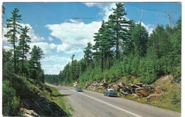Ontario Postcard North Bay Highway Near Marten River - £1.54 GBP