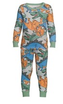 Jurassic World Toddler Boys 2 Pc Long Sleeve Snug Fit Pajama Set Orange Size 3T - £13.93 GBP