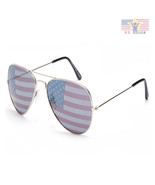 USA American Flag Aviator Sunglasses US Stars Stripes 4th of July UV 400... - £6.86 GBP