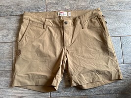 FjallRaven Shorts Abisko Stretch Shorts 34 Regular Length Womens 34&quot; Kha... - $74.08