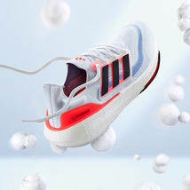  adidas Ultraboost Light &quot;White Solar Red&quot; HQ6351 Men&#39;s Running Shoes - £157.31 GBP