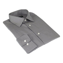 Men Mondego 100% Soft Cotton Dress Classic shirt Long Sleeves sn100 gray Solid image 4