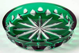 Details about   Faberge Coaster 4&quot; diameter in Emerald Green  without box - $125.00