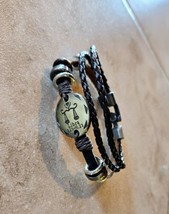 Libra Leather Zodiac Bracelet 8.29 in - £4.03 GBP