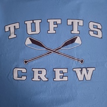 Champion T Shirt Tufts University Crew Rowing Sport Adult Size M Medium - £11.99 GBP