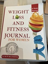 Weight Loss Journal for Women Cute Food and Fitness Journal for Women | Motiv... - £13.48 GBP