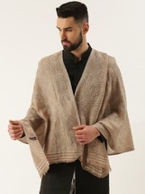 Men&#39;s Pashmina Kaani Wool Shawl Scarf - Luxurious Handcrafted Wrap for S... - £62.33 GBP