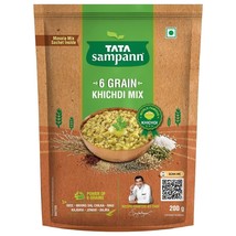 Tata Sampann 6 Grain Khichdi Mix, Instant Ready to Cook Mix, 200g - $17.63