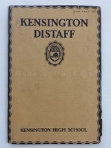 1925 SUMMER antique KENSINGTON pa GIRLS HIGH SCHOOL DISTAFF student lit - £30.37 GBP