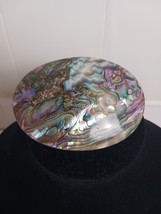Natural Abalone Multicolor Shell Homemade Pendent 4&quot;X 3.25&quot; - $327.19 MXN