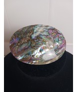 Natural Abalone Multicolor Shell Homemade Pendent 4&quot;X 3.25&quot; - $327.19 MXN