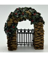 Department 56 Christmas Village Stone Corner Posts and Archway with Holl... - $18.93