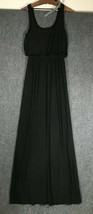 Womens Small Black Floor Length Dress Size S Stretchy Formal Casual Cute... - £11.67 GBP