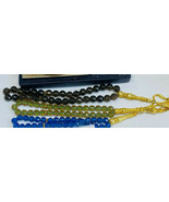 Turkish Zultanite Diaspore tesilver tasbih prayer 30 grams 33 beads 17 c... - $5,157.80 MXN