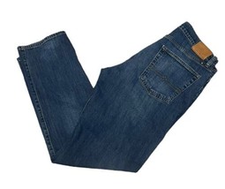 Lucky Brand 221 Original Straight Dark Wash Jeans Size 34x32 EXCELLENT C... - £22.96 GBP