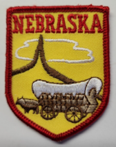 1960&#39;s Nebraska State Souvenir Embroidered Iron Patch Native American PB156 - £6.38 GBP