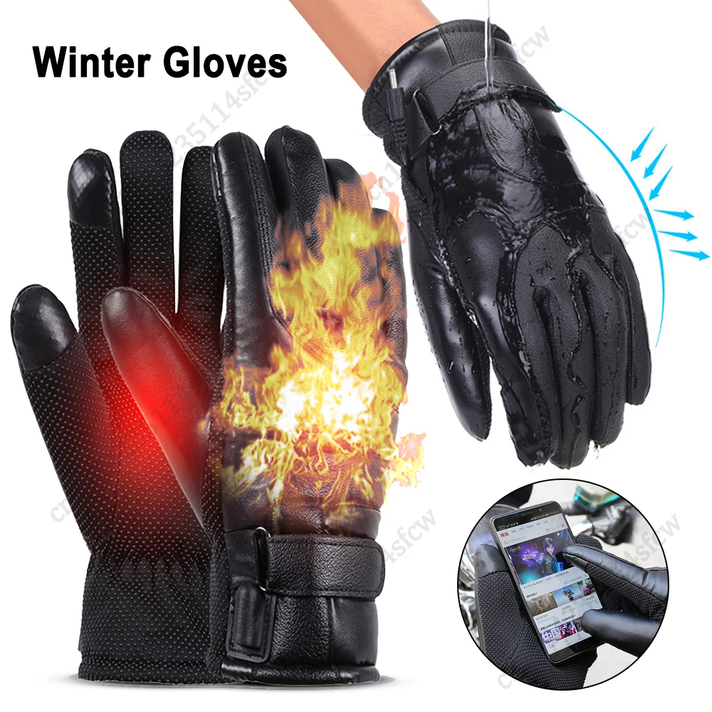 Motorcycle touchscreen waterproof hiking skiing fishing cycling gloves full fingers non thumb200