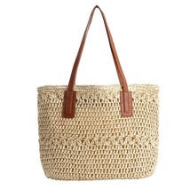 Woven Straw Bag for Women Handbags Female Shopper Bags 2022 New Temperament Wome - £23.31 GBP