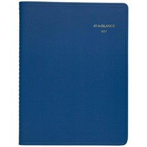 2021 Weekly Appointment Book &amp; Planner by AT-A-GLANCE, 8-1/4&quot; x 11&quot;, Large, Fash - £34.45 GBP