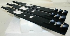 3 Mulching Mower Blades For 60&quot; Deck Toro Exmark Hustler Super Z Commercial ZTR - £48.35 GBP