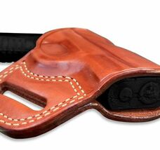 Fits Kahr Arms CM9 3”BBL Leather Belt Holster #1120# RH image 4