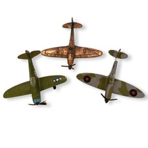 Maisto Thunderbolt + Spitfire Diecast Airplane Toy + P-51 Mustang Sharpener Lot - £11.52 GBP