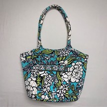 VERA BRADLEY Island Blooms Sweetheart Shoulder Bag Purse Cotton Quilted Zippered - £31.13 GBP